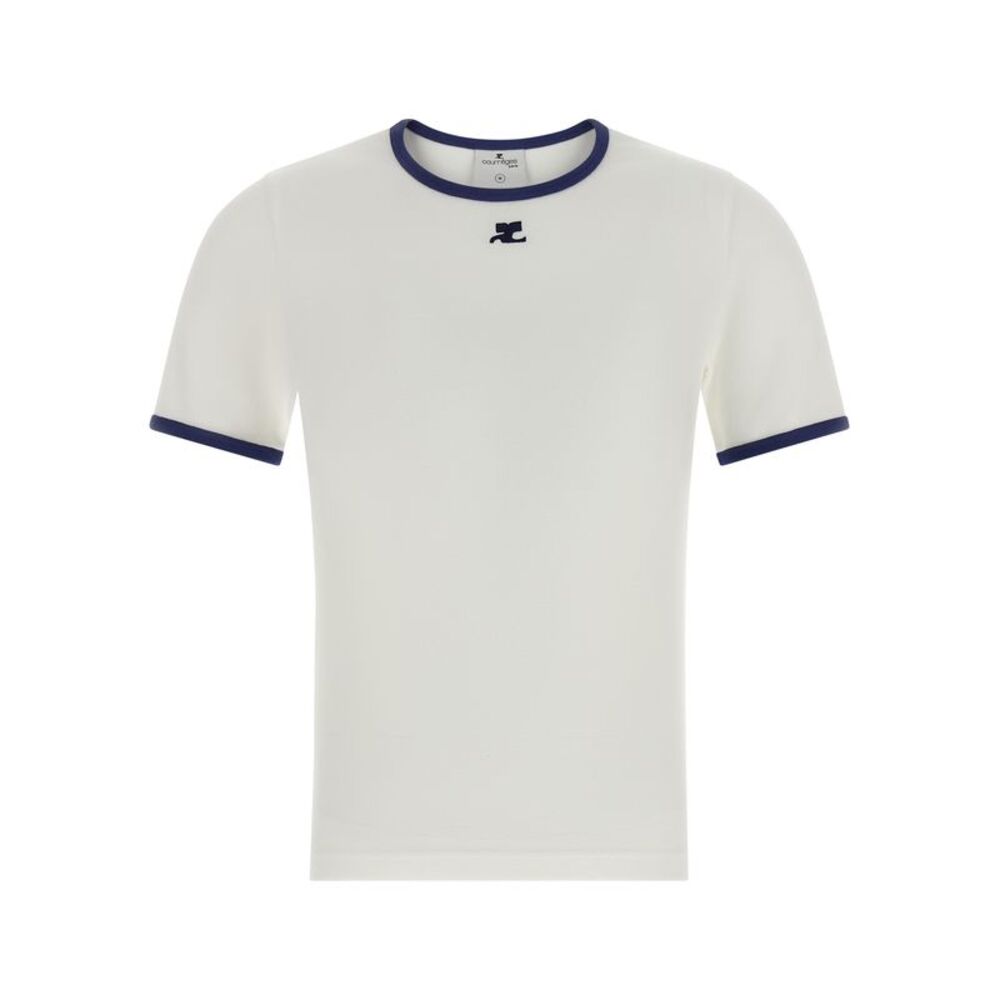 Courrèges Blue Cotton Women's T-Shirt